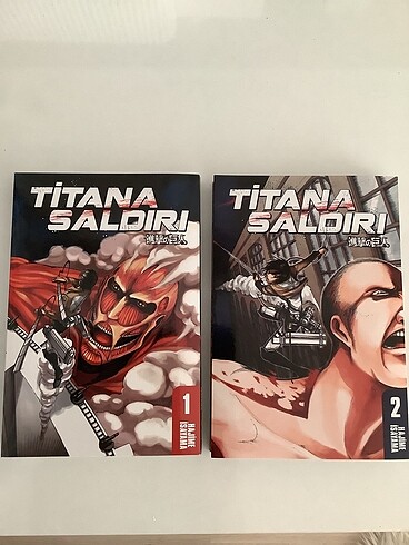 Attack On Titan Manga 1&2