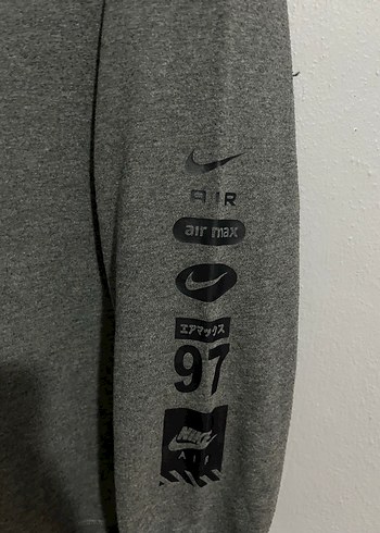 Nike Gri Sweatshirt Uzun Kollu - Görsel 4
