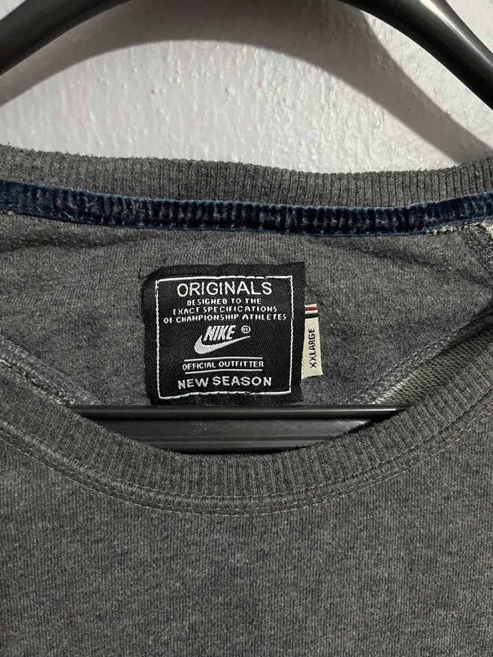 Nike Gri Sweatshirt Uzun Kollu - Görsel 5