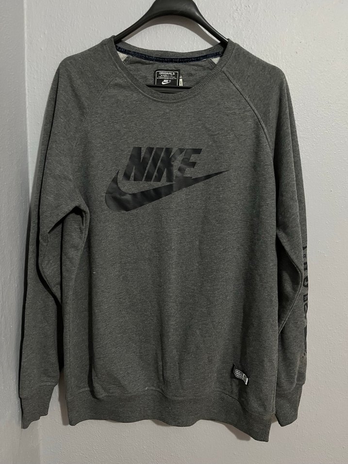 Nike Gri Sweatshirt Uzun Kollu - Görsel 2