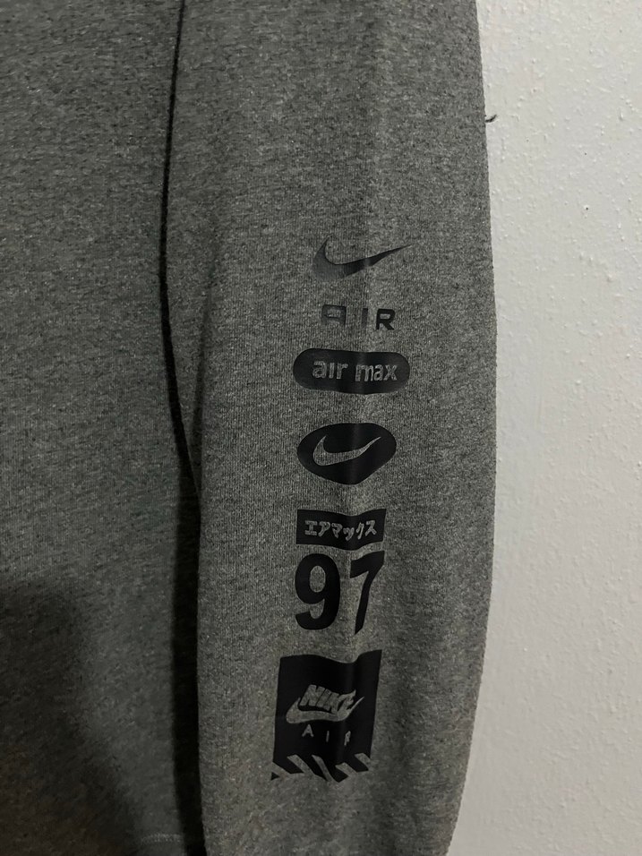 Nike Gri Sweatshirt Uzun Kollu - Görsel 4