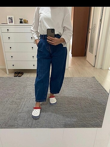 s Beden mavi Renk Zara Slouchy Jean