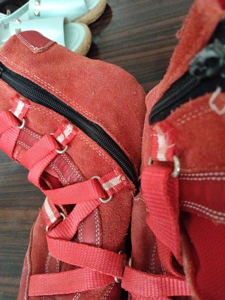 Kırmızı Tokalı Erkek-kadin Botları - Görsel 5