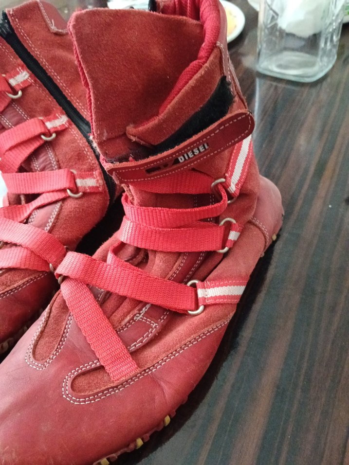 Kırmızı Tokalı Erkek-kadin Botları - Görsel 2