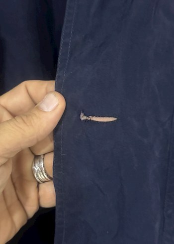 Erkek Bordo Düğmeli Midi Ceket - Görsel 4