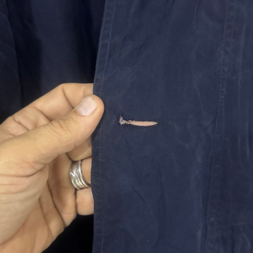 Erkek Bordo Düğmeli Midi Ceket - Görsel 4