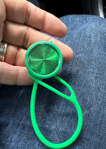 Yeşil Minimalist Kadın Kol Saati - Görsel 5