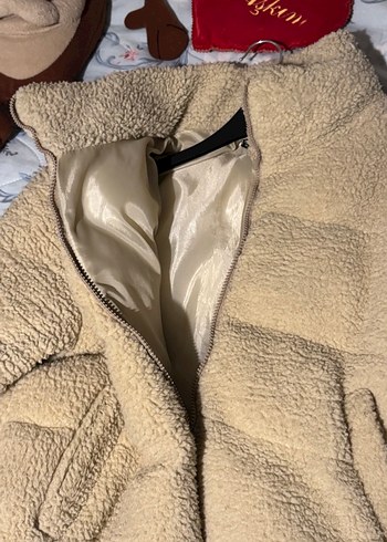 Bej Yumuşak Kumaşlı Kadın Mont - Görsel 4