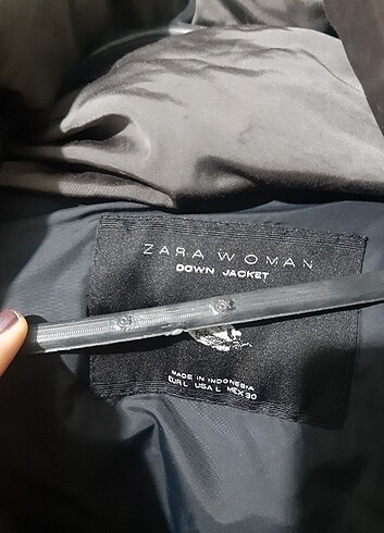 Zara Zara kaz tüyü mont