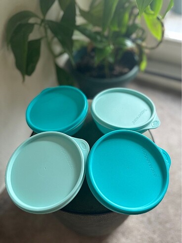 Tupperware Tupperware şeker kap mavi set