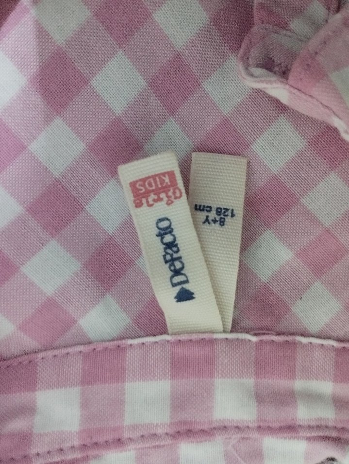 Kız Çocuk Pembe Uzun Kollu Pamuklu Gömlek - Görsel 4