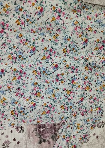 Çiçek Desenli Uzun Kollu çocuk Gömlek - Görsel 3