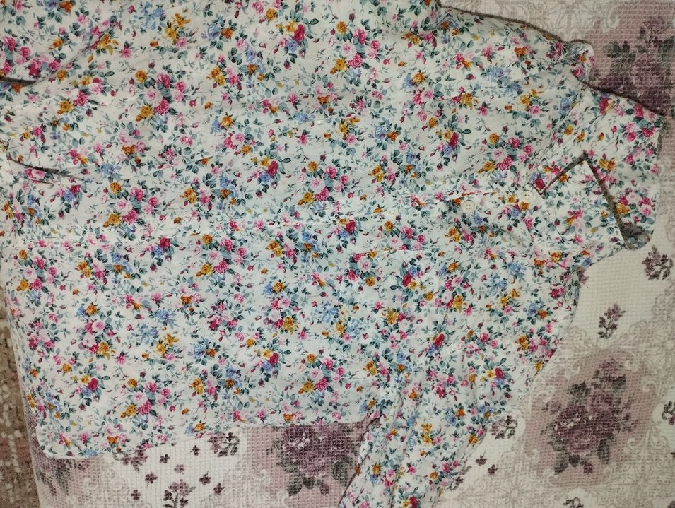 Çiçek Desenli Uzun Kollu çocuk Gömlek - Görsel 3