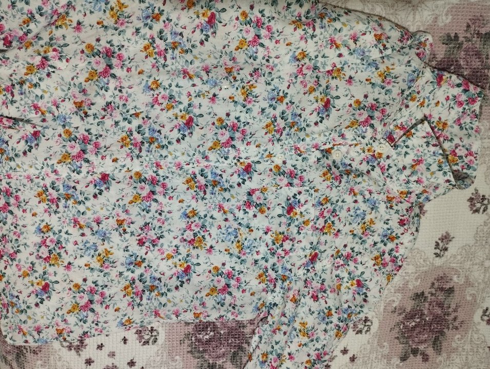 Çiçek Desenli Uzun Kollu çocuk Gömlek - Görsel 4