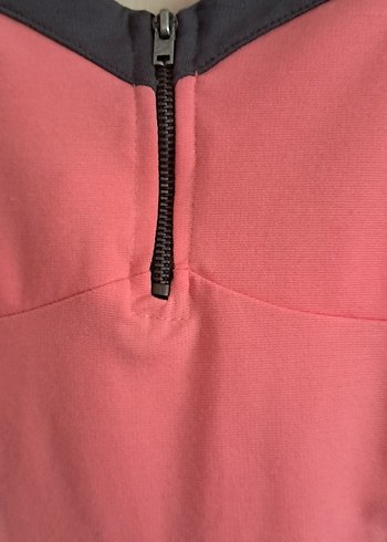 Pembe Siyah Straplez Midi Elbise - Görsel 2