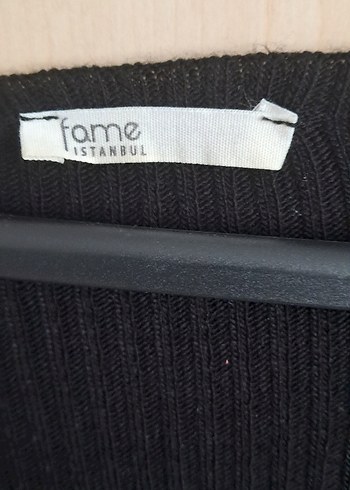 Siyah Uzun Kollu KruvazeTriko Elbise - Görsel 3