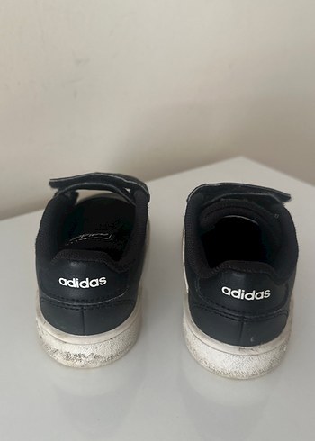 Çocuk Siyah Adidas Spor Ayakkabı - Görsel 2