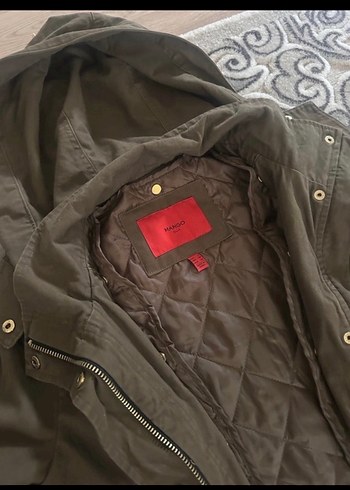 Kadın Kamuflaj Desenli Uzun Fermuarlı Ceket - Görsel 2