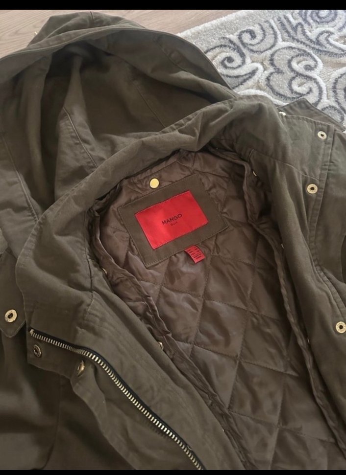 Kadın Kamuflaj Desenli Uzun Fermuarlı Ceket - Görsel 2