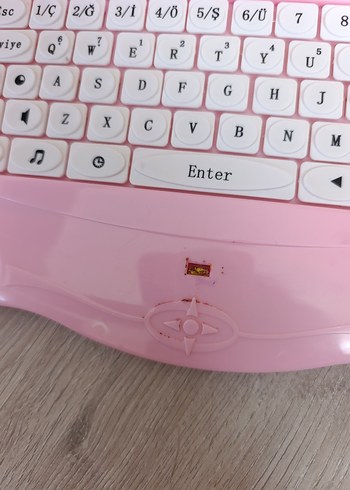 Barbie Pembe Eğitici Oyuncak Dizüstü Bilgisayar