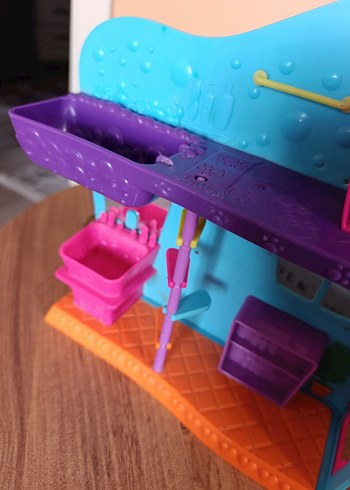 polly pocket Mor ve Pastel Renkli Oyuncak Ev - Görsel 2
