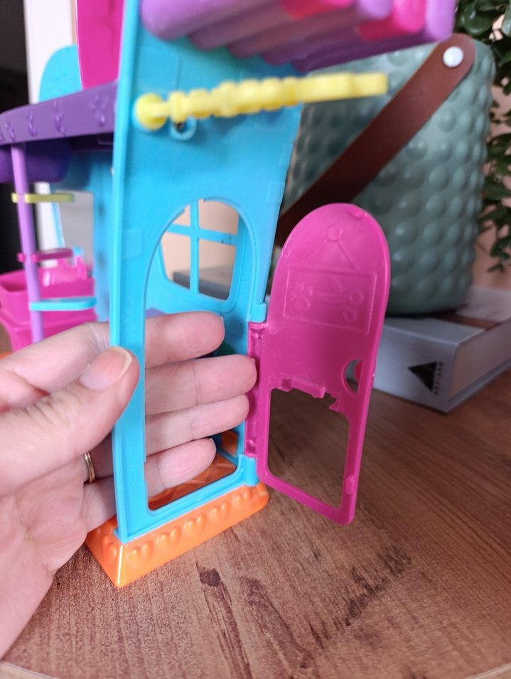 polly pocket Mor ve Pastel Renkli Oyuncak Ev - Görsel 3