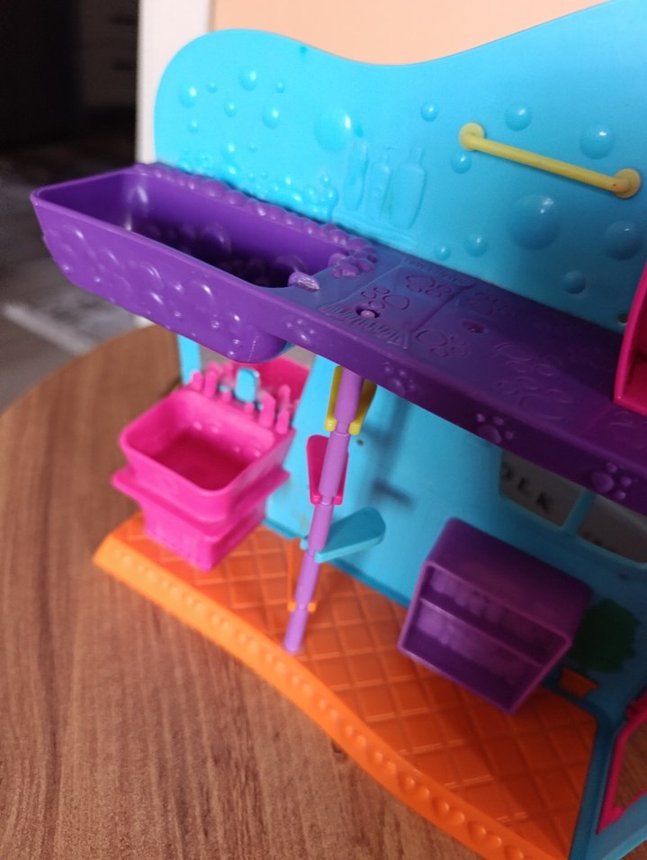 polly pocket Mor ve Pastel Renkli Oyuncak Ev - Görsel 2