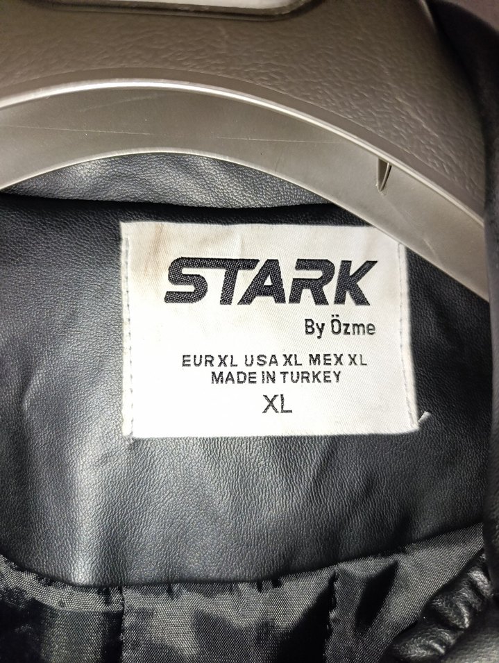 oversize deri bomber mont - Görsel 2