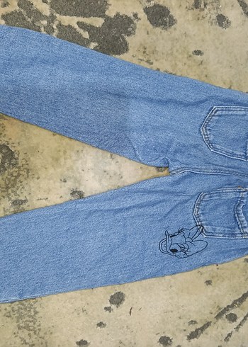 zara Disney yüksek bel kot pantolon - Görsel 3