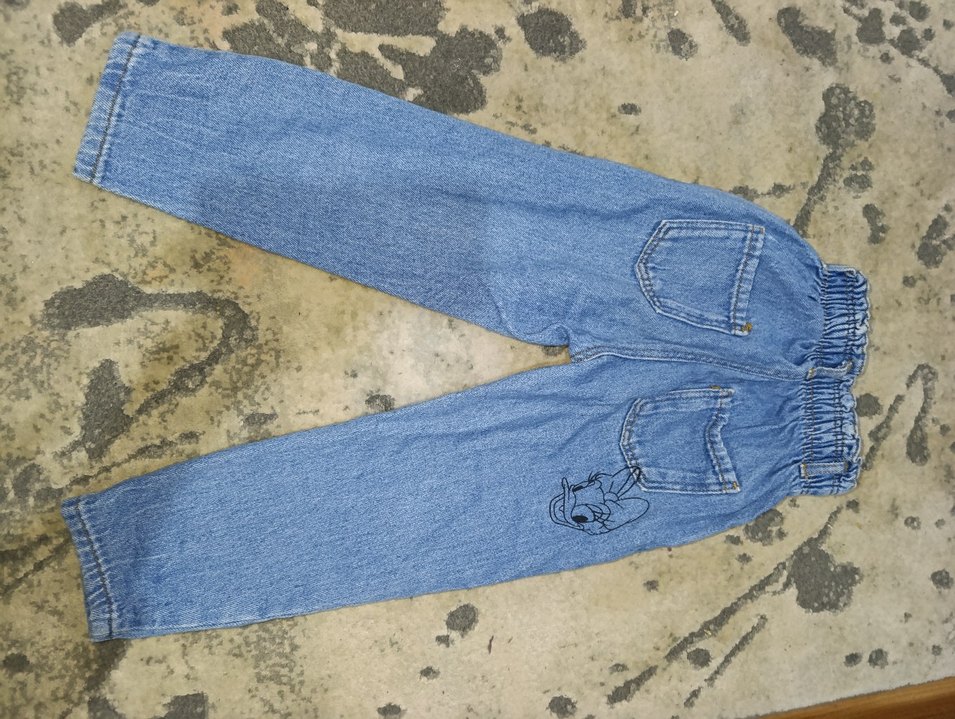 zara Disney yüksek bel kot pantolon - Görsel 3