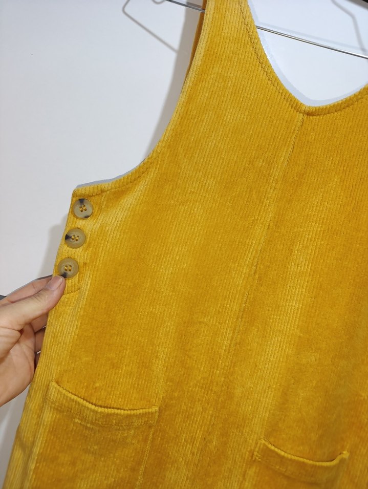 mango kız çocuk kadife tulum - Görsel 2