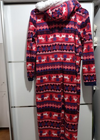 George yılbaşı desenli polar tulum - Görsel 5