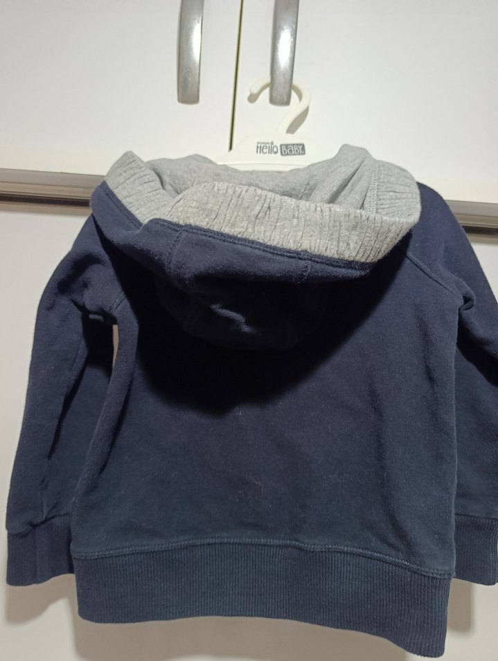 orjinal Armani fermuarlı sweatshirt - Görsel 4