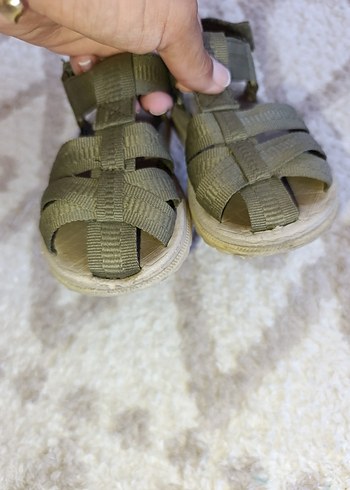 Zara Zara Erkek Kamuflaj Desenli Kemerli Sandalet