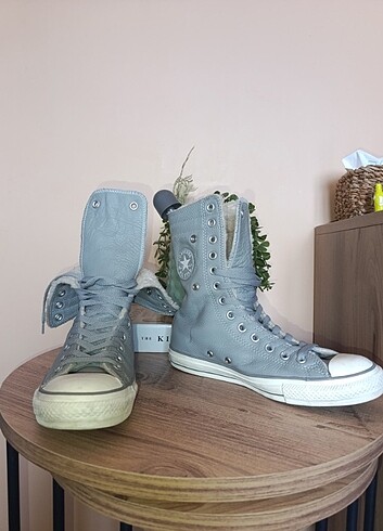 Orjinal deri uzun converse 