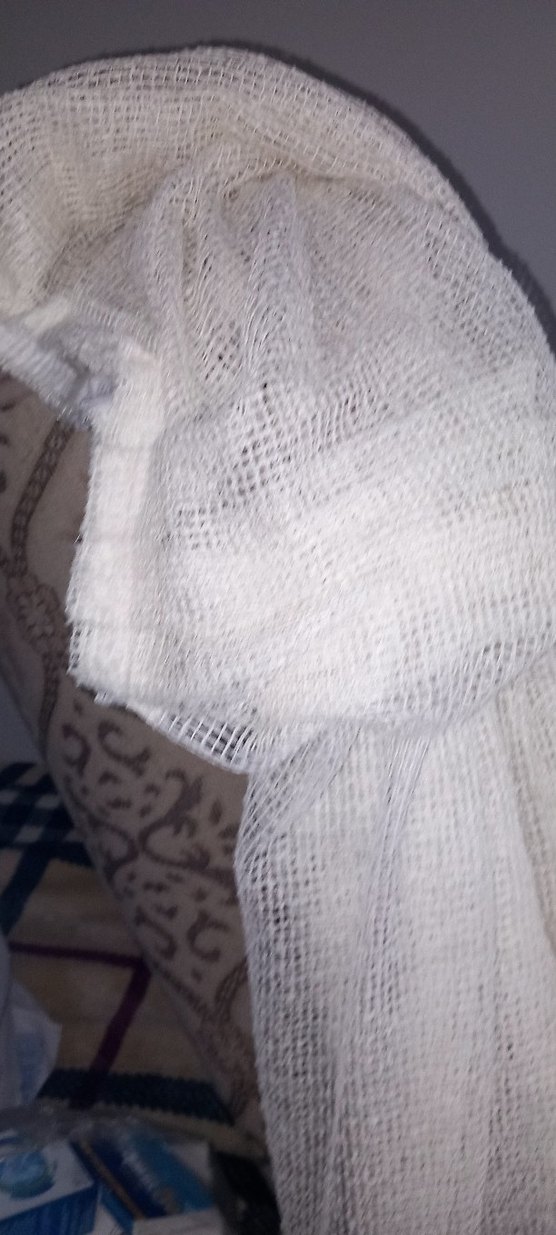 Bohem Beyaz Desensiz Tül Perde - Görsel 2