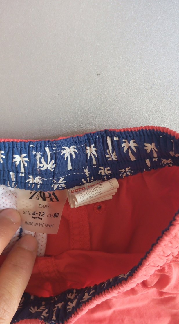 Pembe Bağcıklı Kısa deniz Şort - Görsel 2