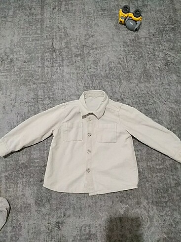 18,24 ay lc Waikiki bej gomlek  - Görsel 5