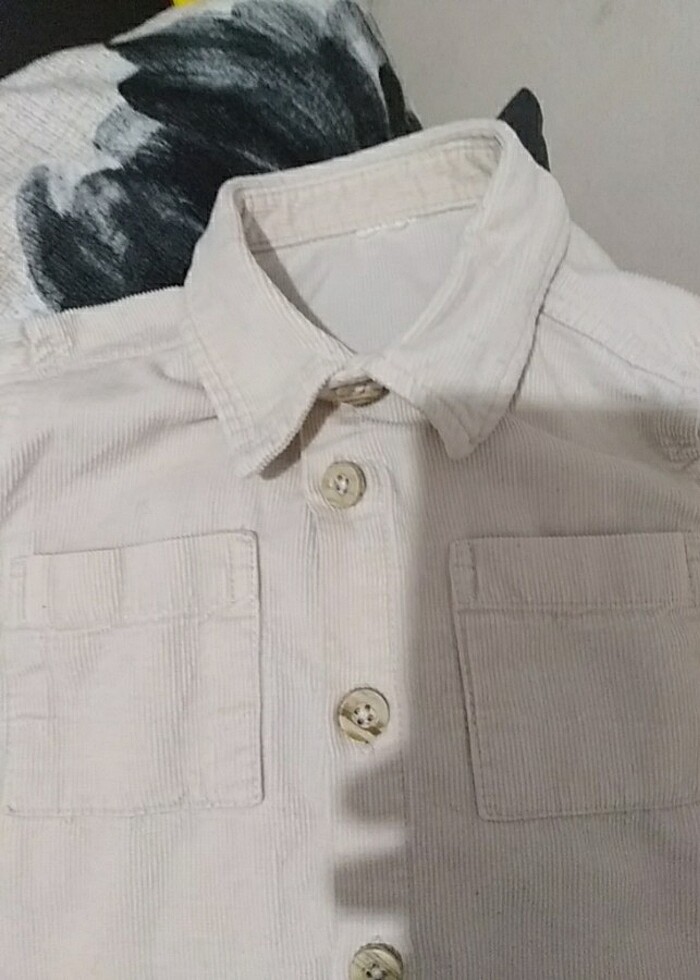 18,24 ay lc Waikiki bej gomlek  - Görsel 2