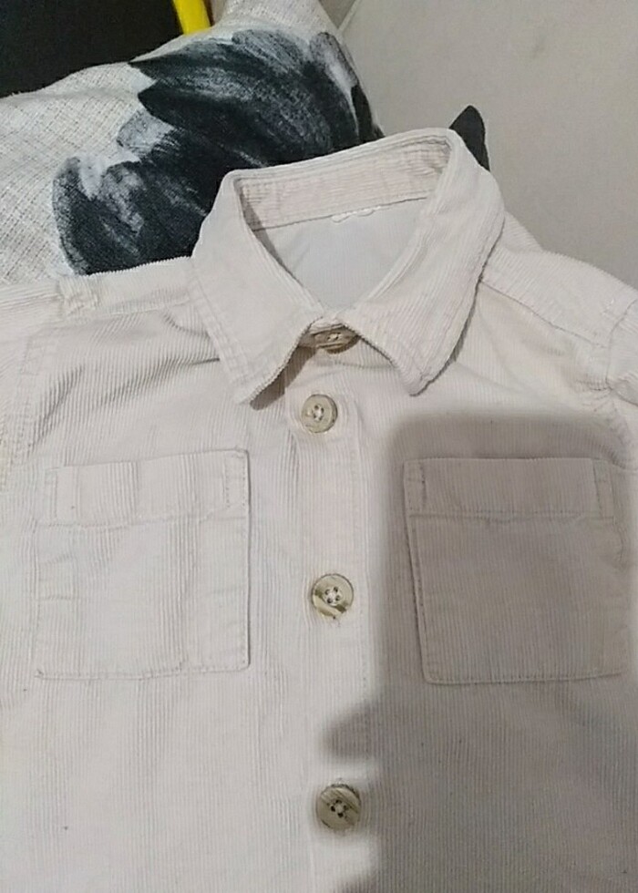 18,24 ay lc Waikiki bej gomlek  - Görsel 3