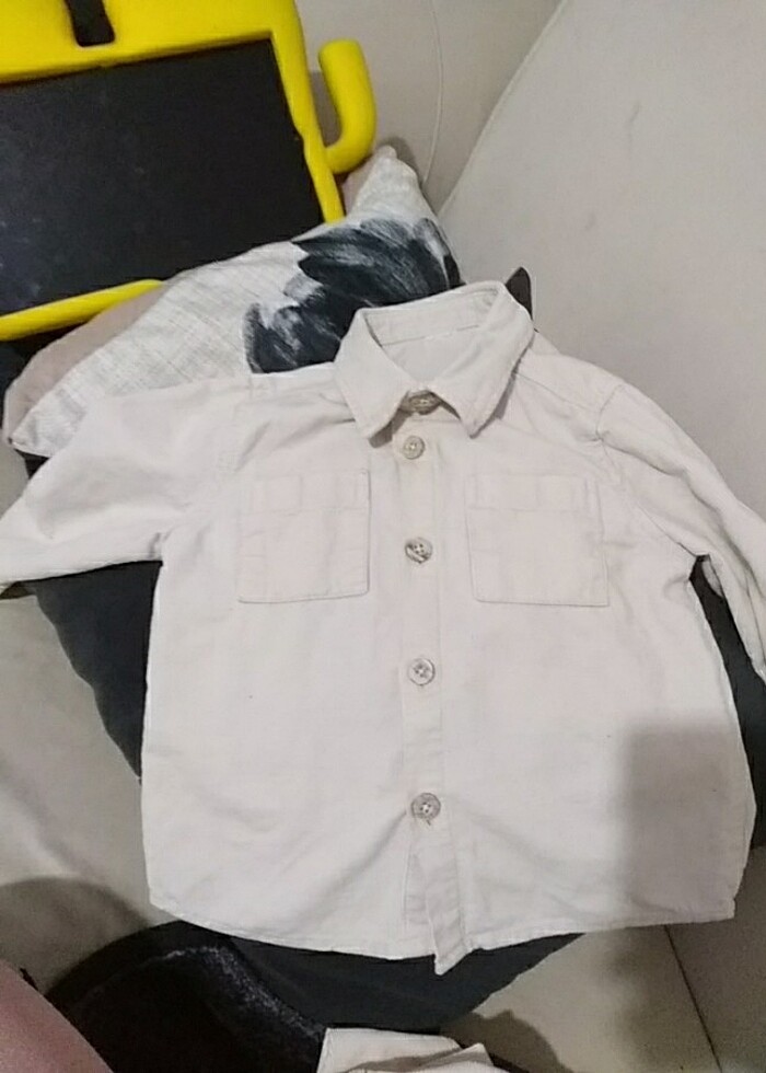 18,24 ay lc Waikiki bej gomlek  - Görsel 4