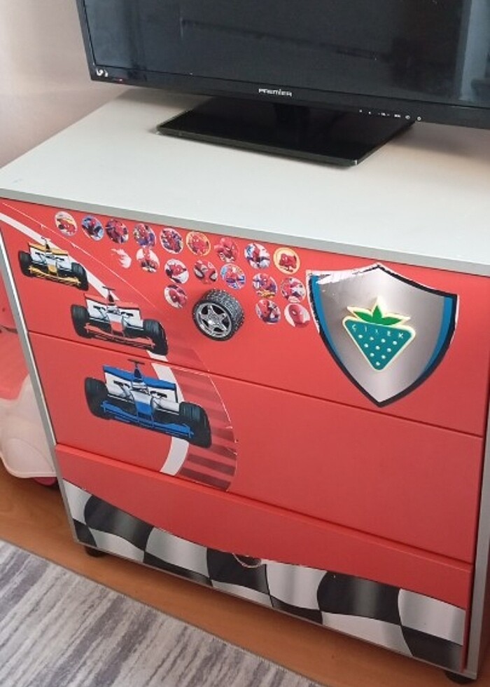 Üçlü cekmecelı kullanışlı çilek marka - Görsel 2