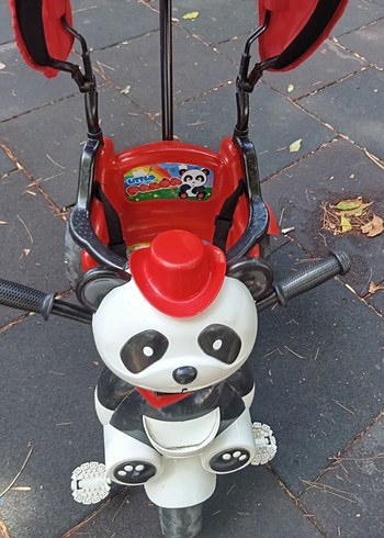 Kırmızı Panda Figürlü Çocuk Üç Tekerlekli Bisiklet - Görsel 3