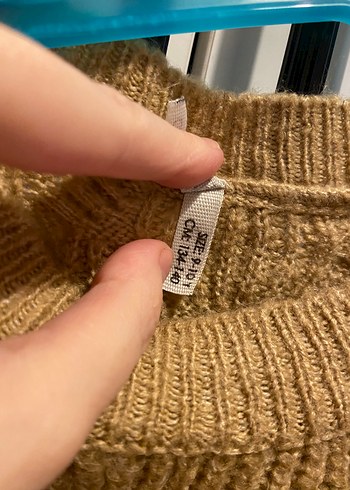 Bej Örgü Kız çocuk Kazak - Görsel 3