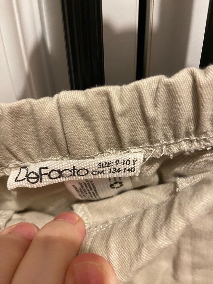 Bej Rahat Kesim Kargo Pantolon - Görsel 4