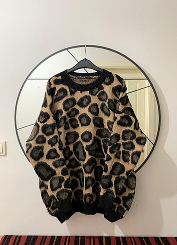 Leopar Desenli Kazak