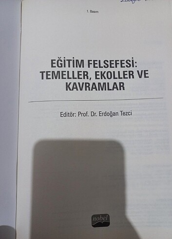 Eğitim Felsefesi