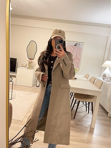 H&M Yün Karışımlı Kaban