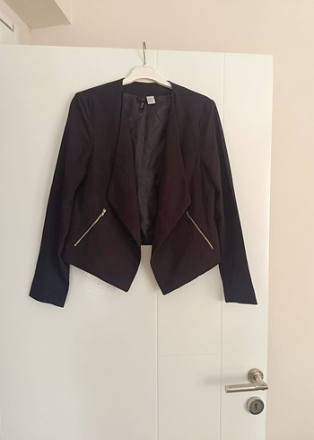 Siyah Mini Ofis Blazeri - Görsel 2