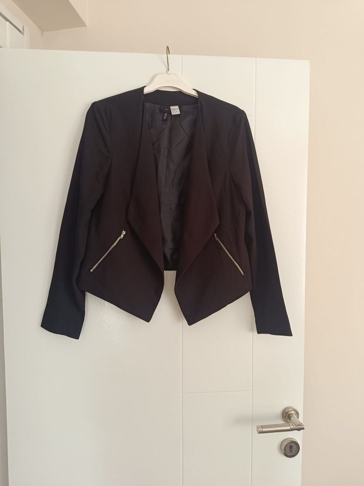 Siyah Mini Ofis Blazeri - Görsel 2